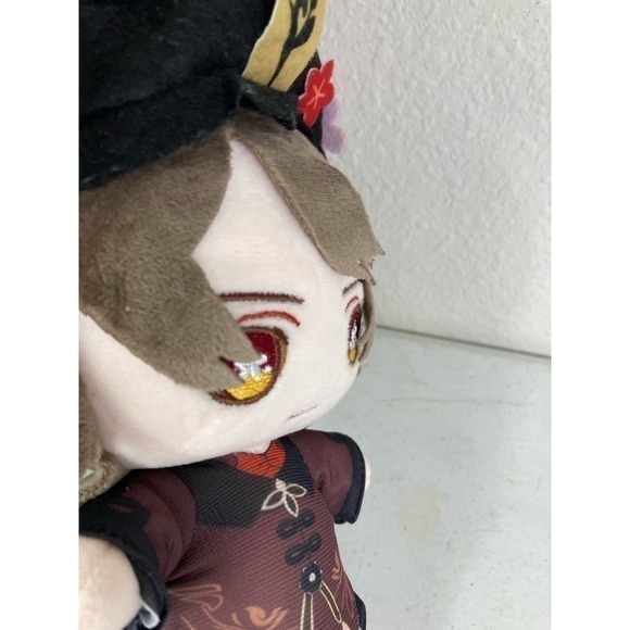 Genshin Impact Hu Tao Niko Plush Figure 9" Anime Soft Doll Cosplay Collectible - Picture 12 of 13